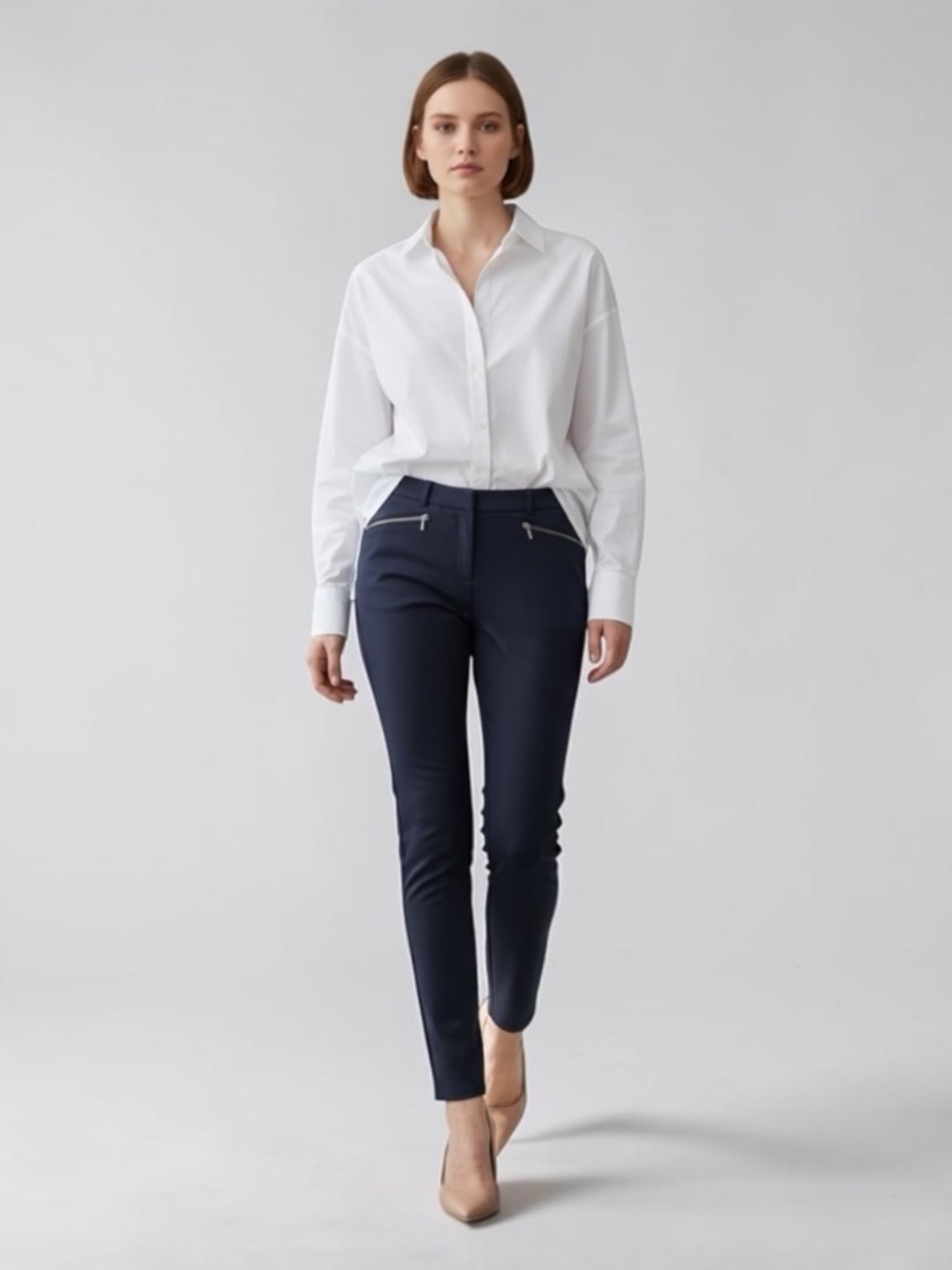 Ricki’s Navy Blue Slim Fit Cigarette Pants Size 2